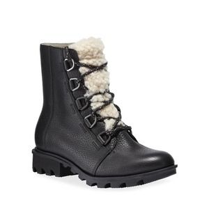 SOREL Phoenix Short Waterproof Combat Boots Women’s 8.5